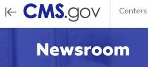 The cms gov newsroom logo.