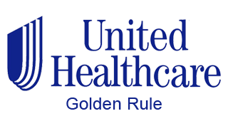 United Healthcare logo with Golden Rule tagline