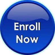 Blue glossy button labeled Enroll Now